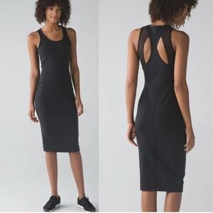 lululemon athletica Black Midi Dress